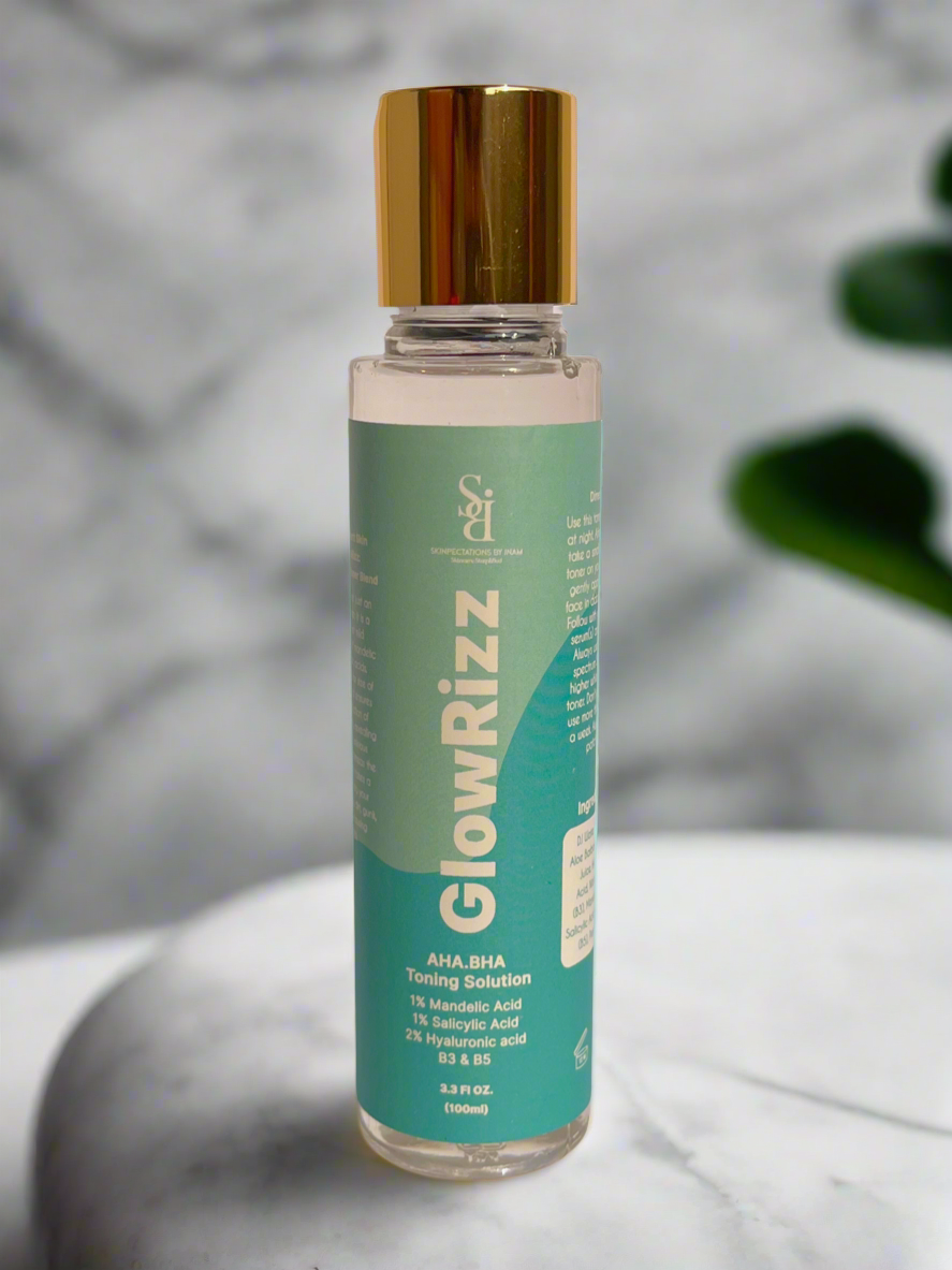 GlowRizz AHA BHA Toning Solution